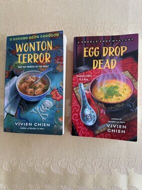 A Noodle Mystery Paperback Book #4 & #5 in the series by Vivien Chien